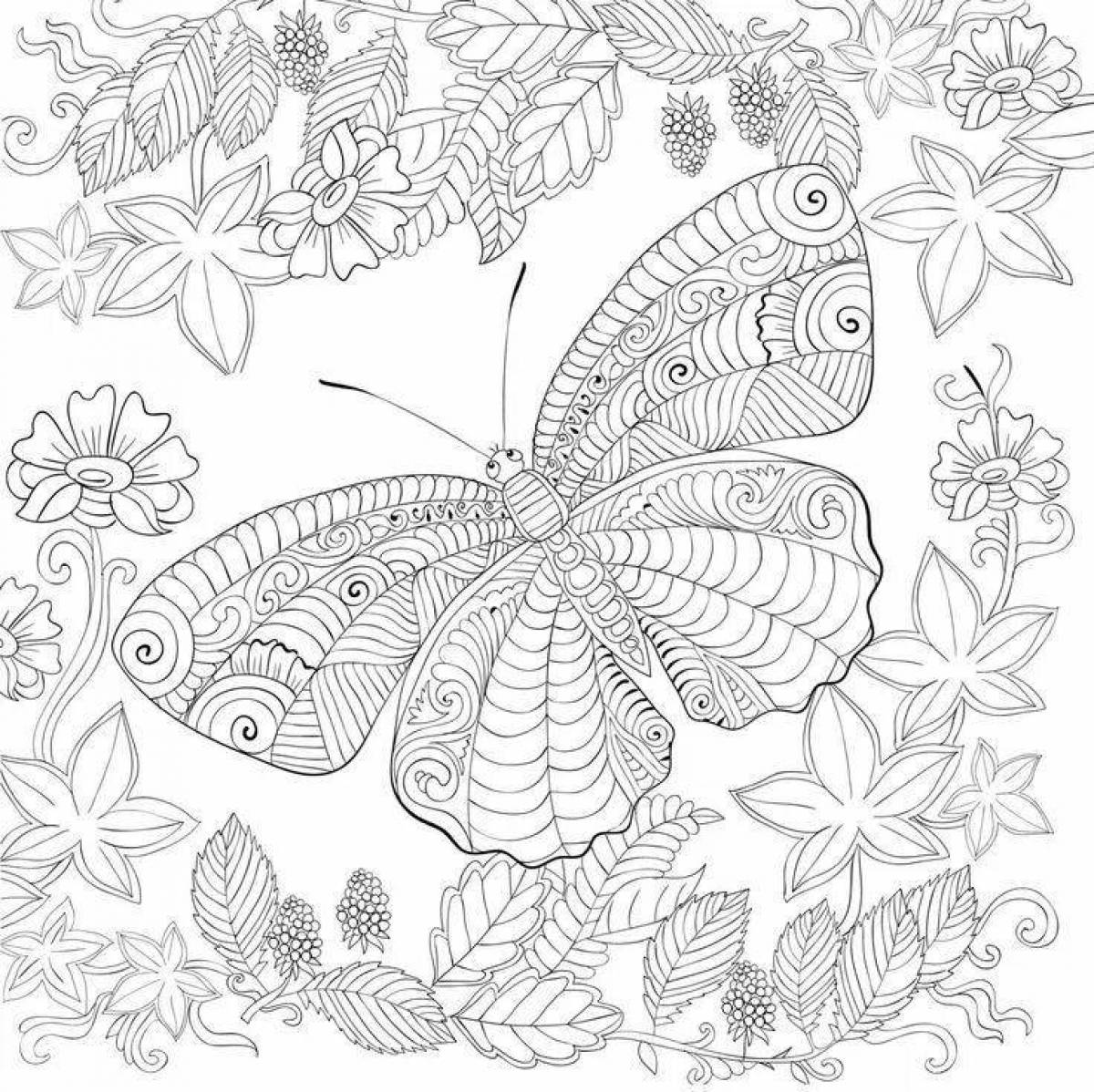Coloring book colorful-enchantment