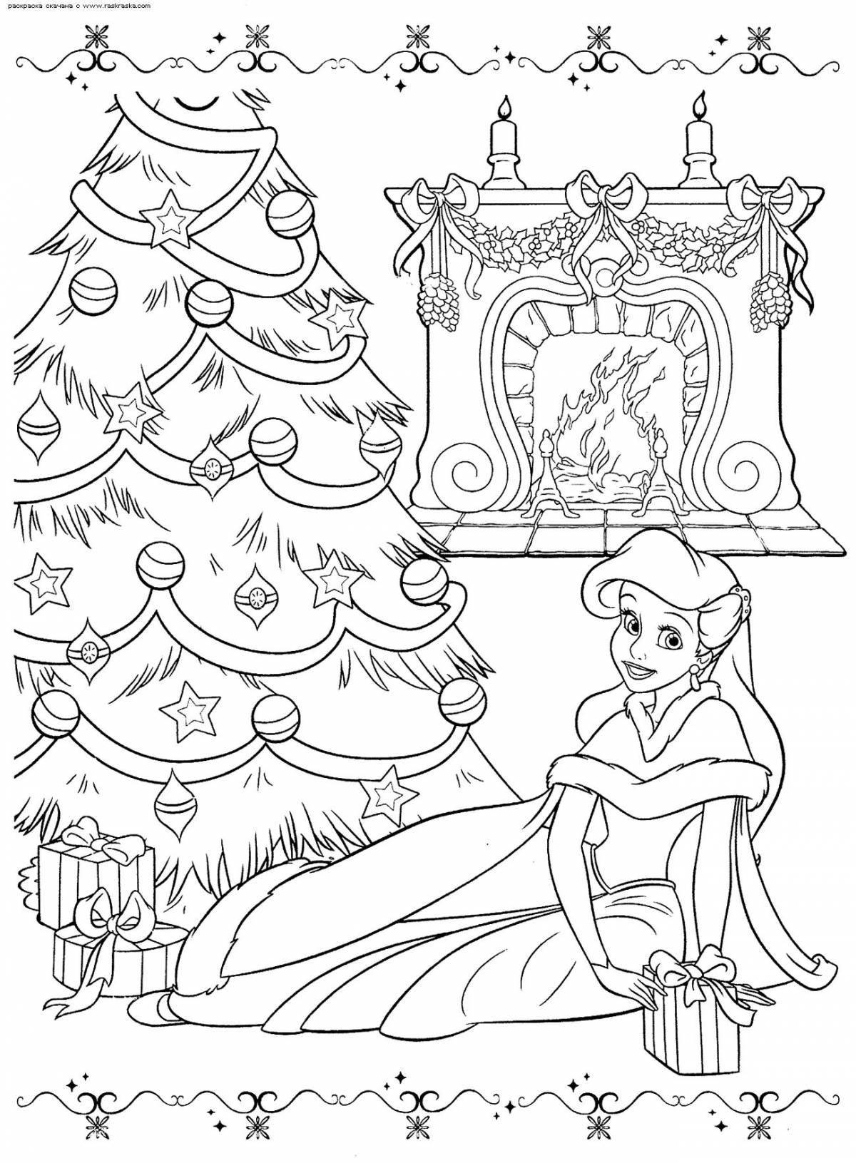 Disney Christmas coloring book