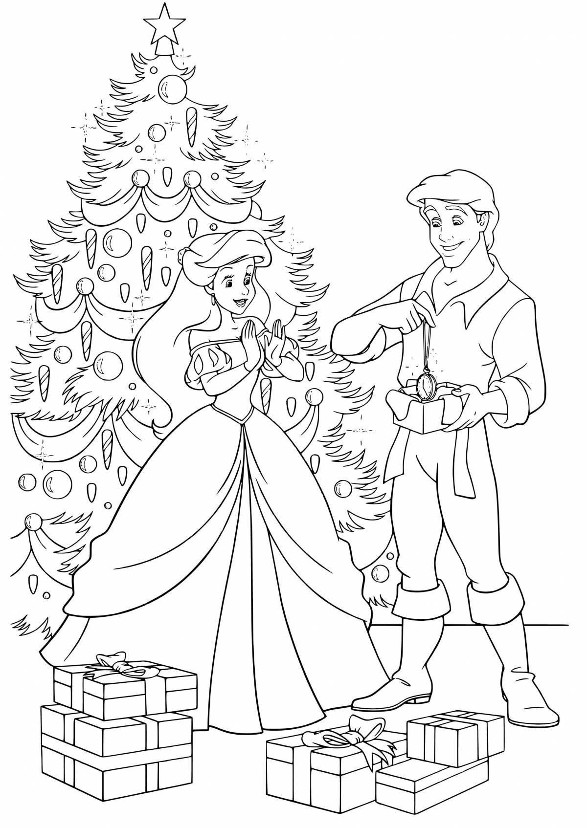 Disney's magical Christmas coloring book