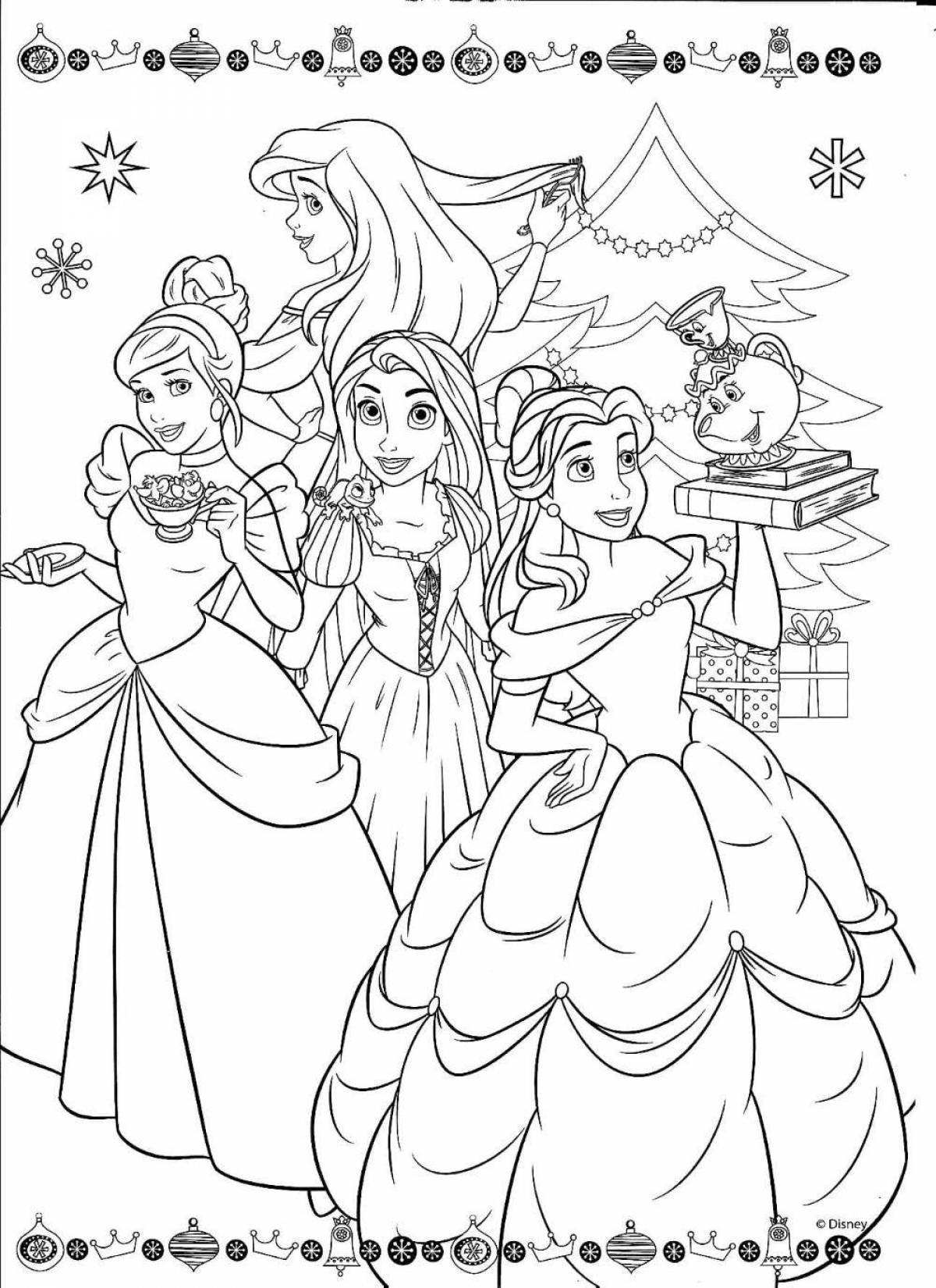 Disney's gorgeous Christmas coloring book