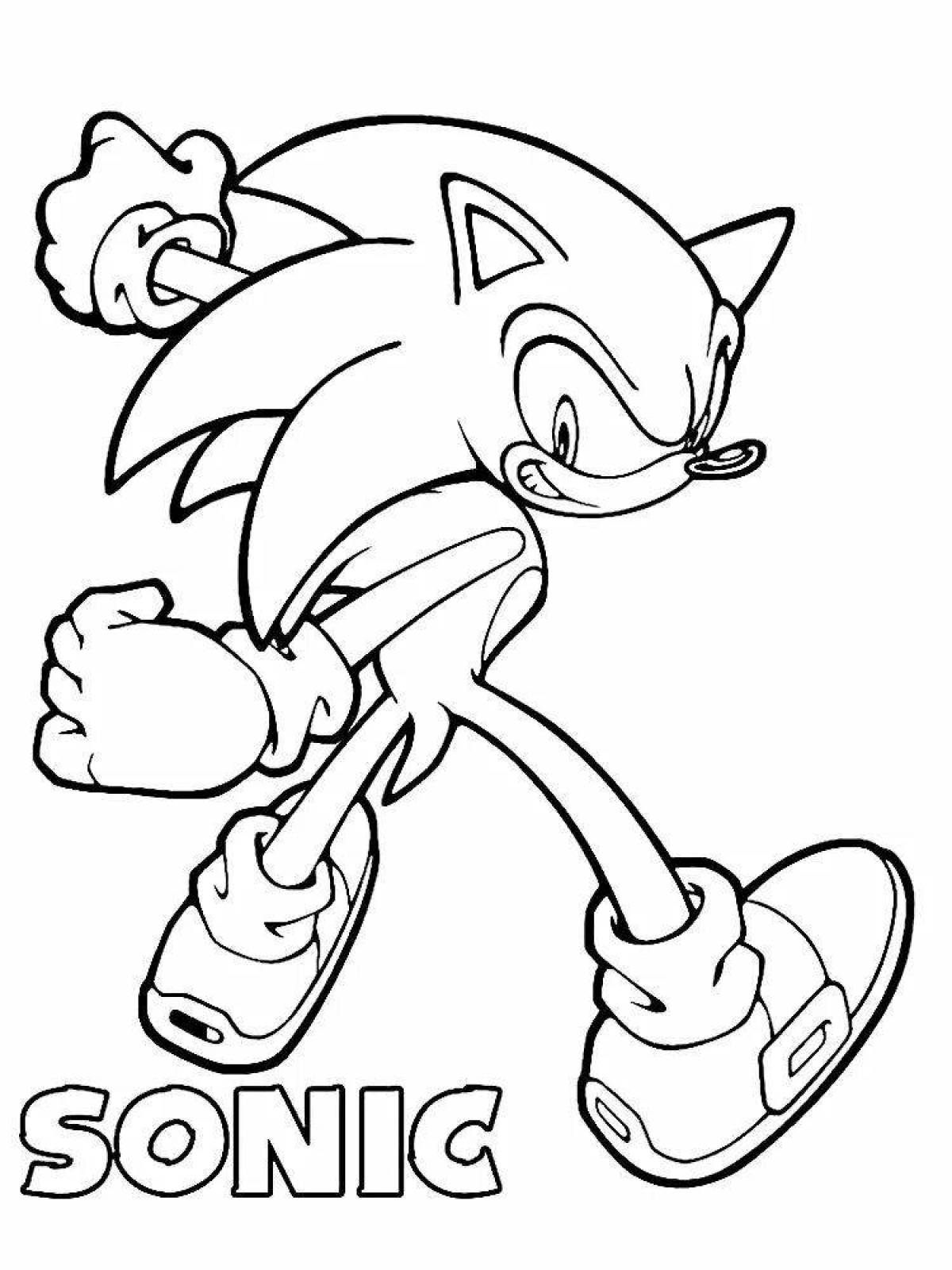 Coloring sweet xs sonic