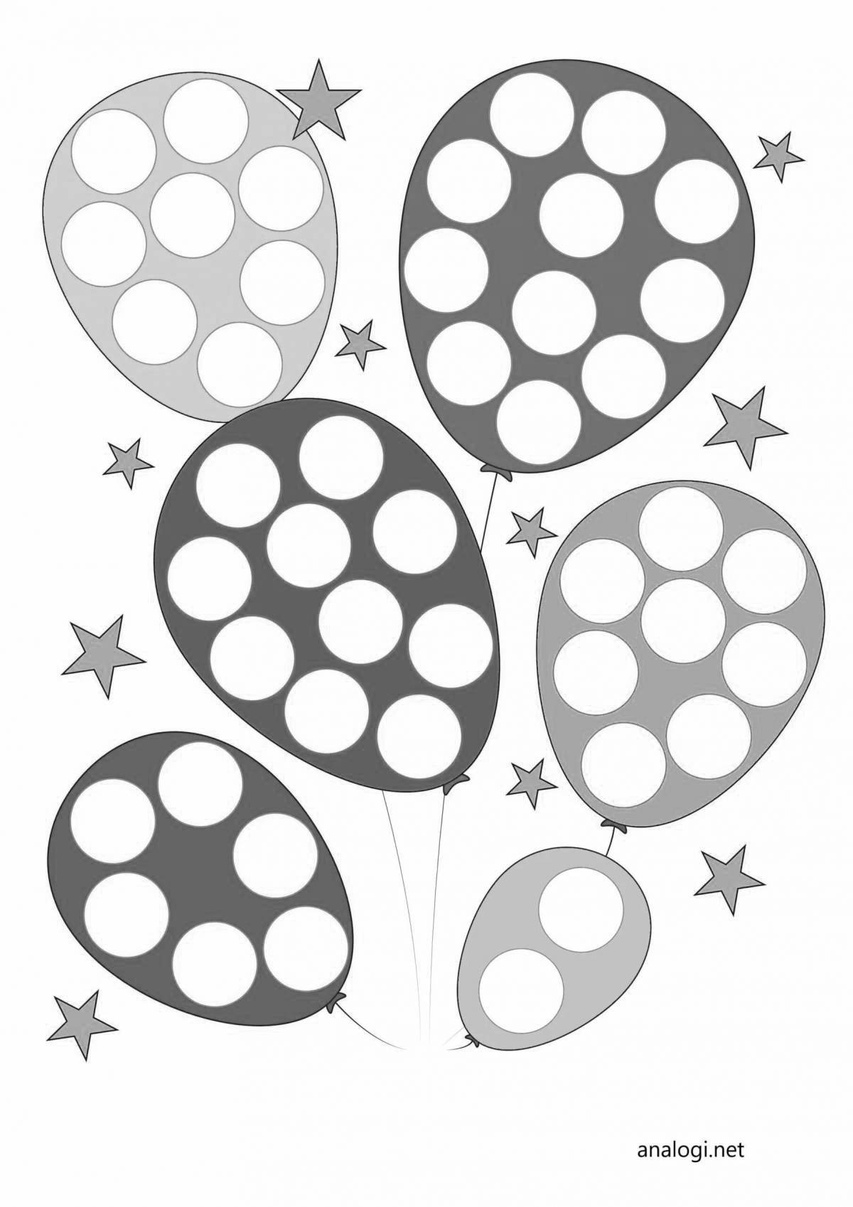 Toddler toe coloring page