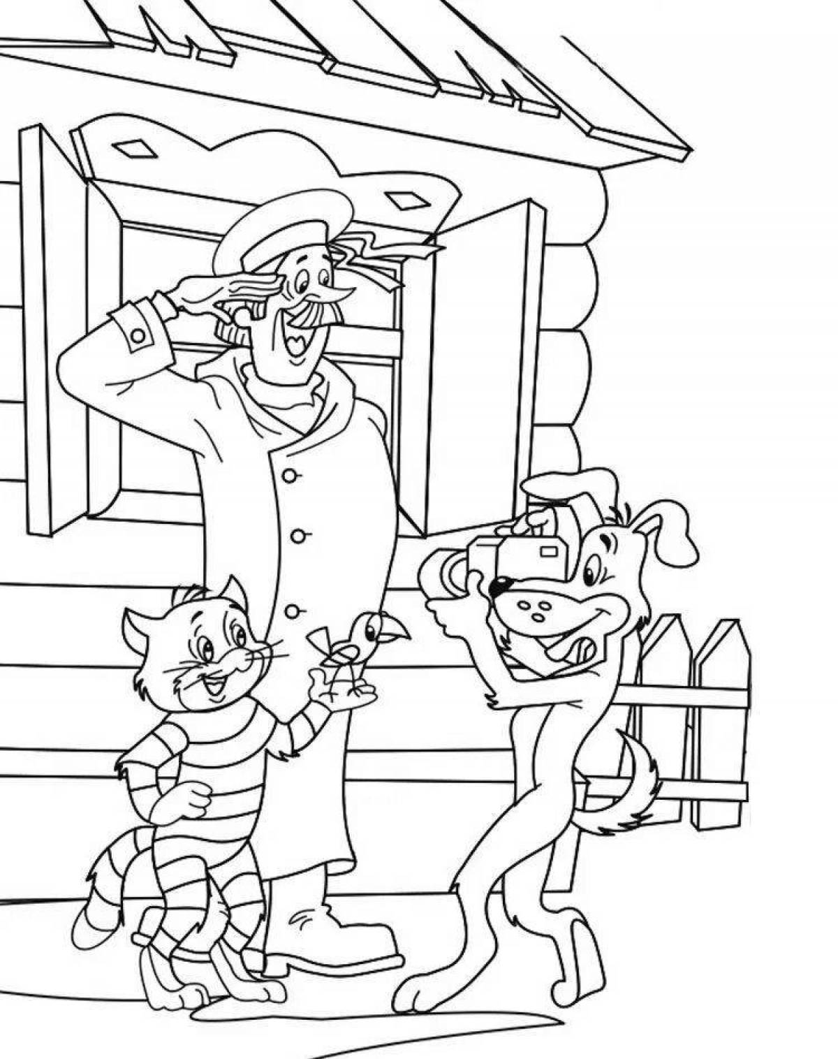 Bright coloring pages of buttermilk for girls
