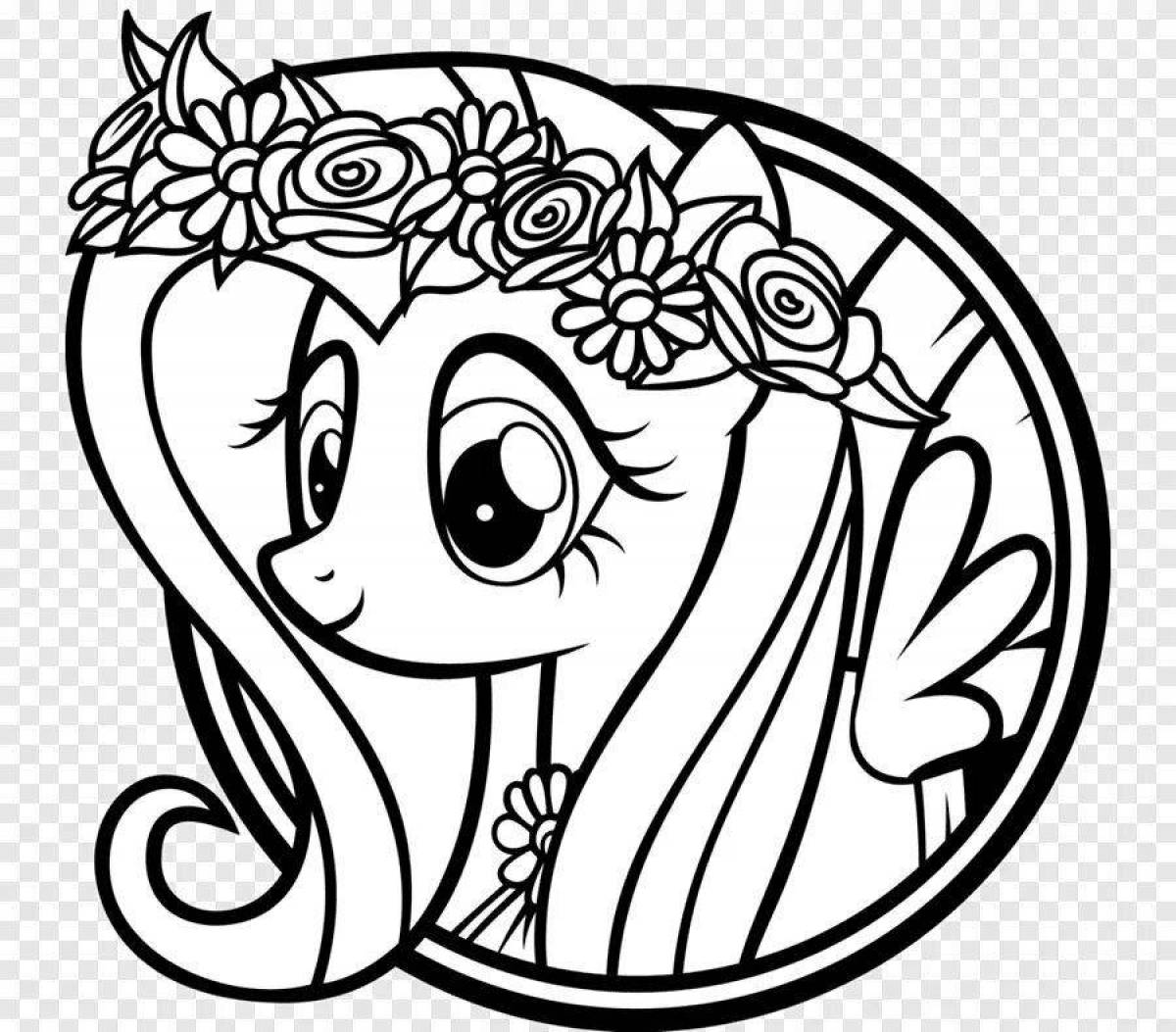 Dazzling coloring my favorite pony