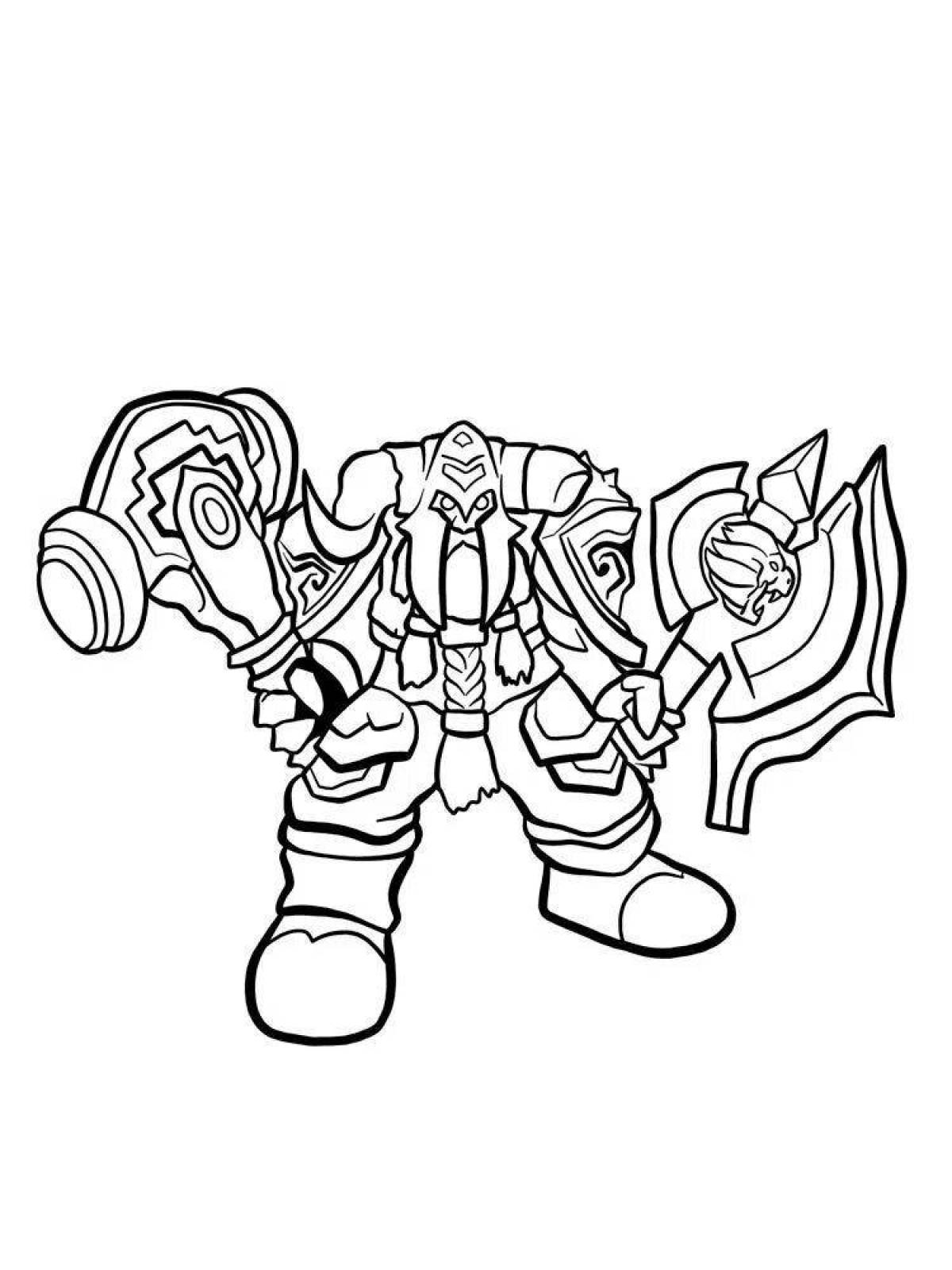 World of warcraft amazing coloring book