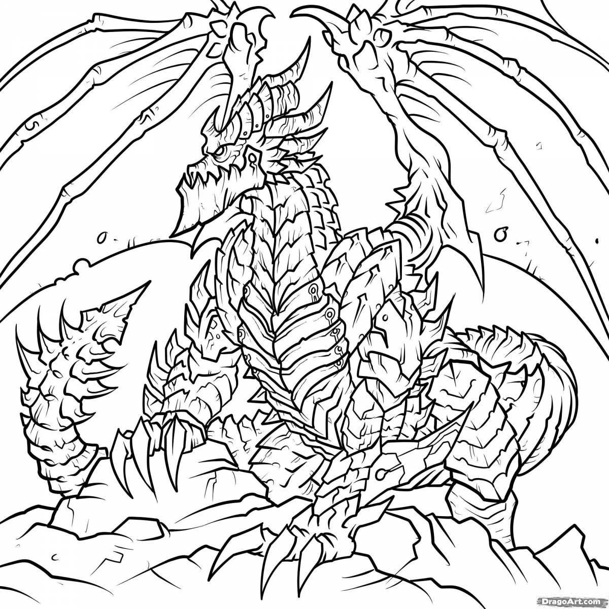 Intriguing world of warcraft coloring book