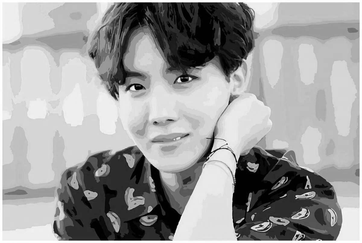 Bts sweet numbers coloring book