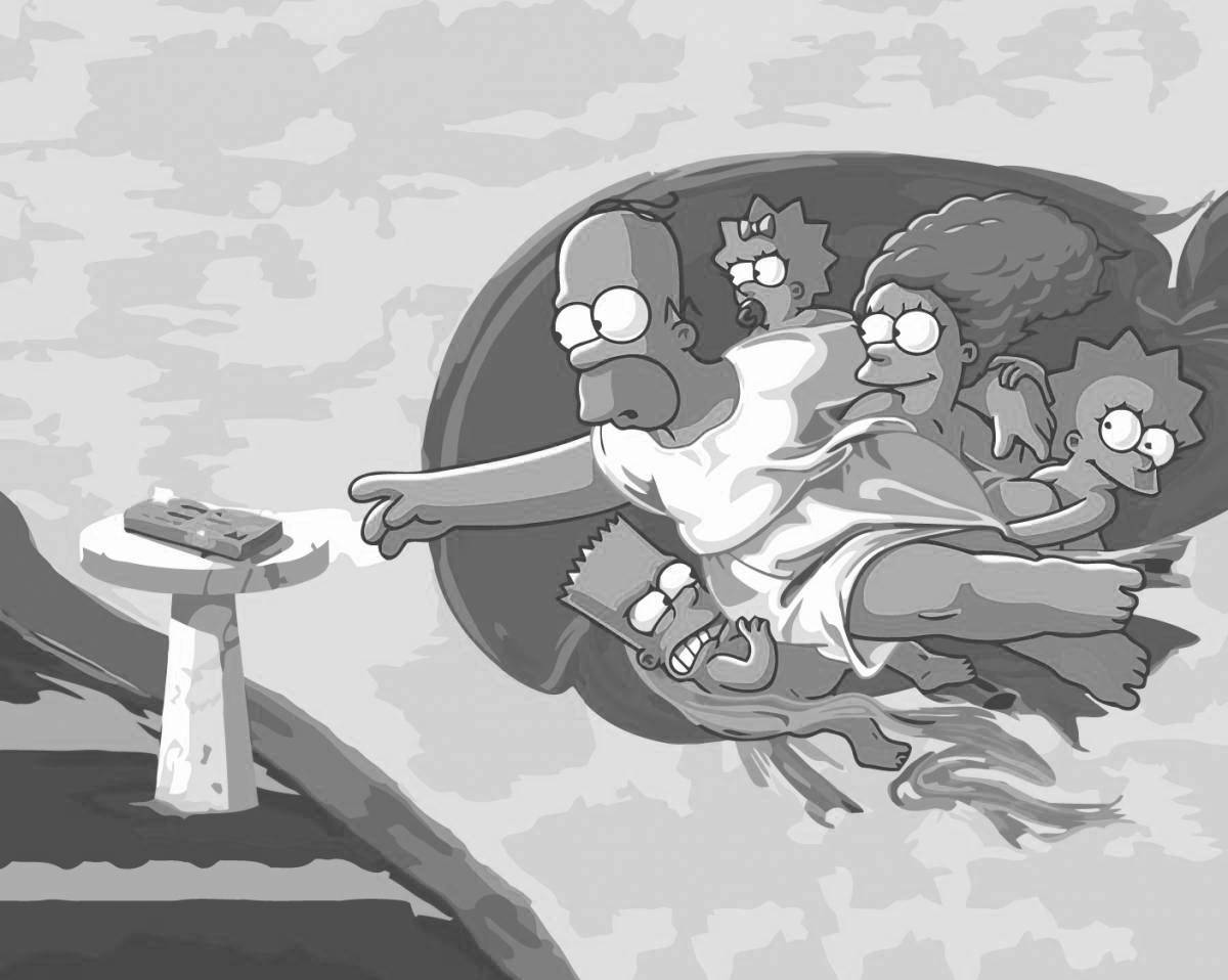 По номерам симпсоны #1