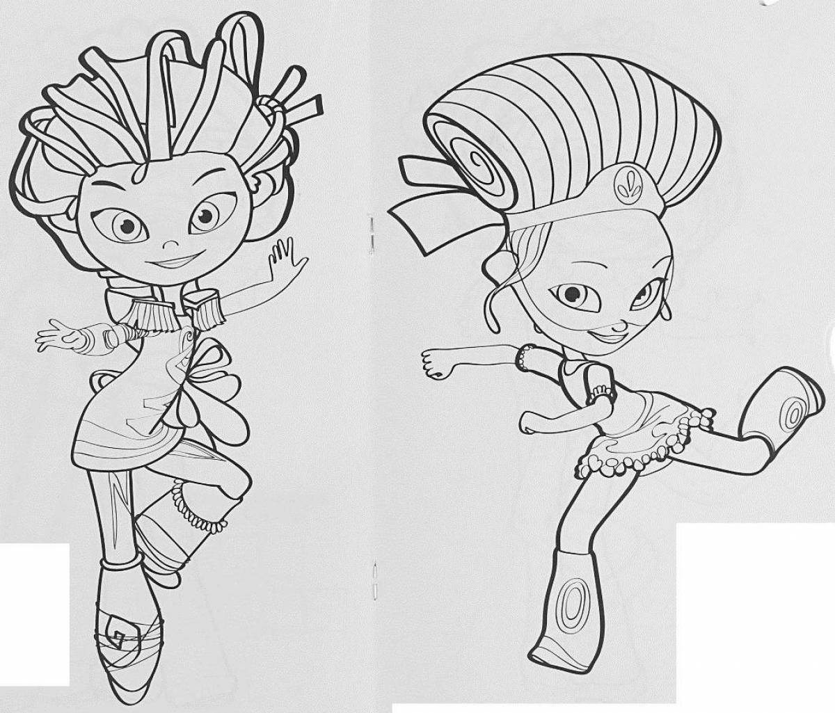 Radiant coloring page patrol new