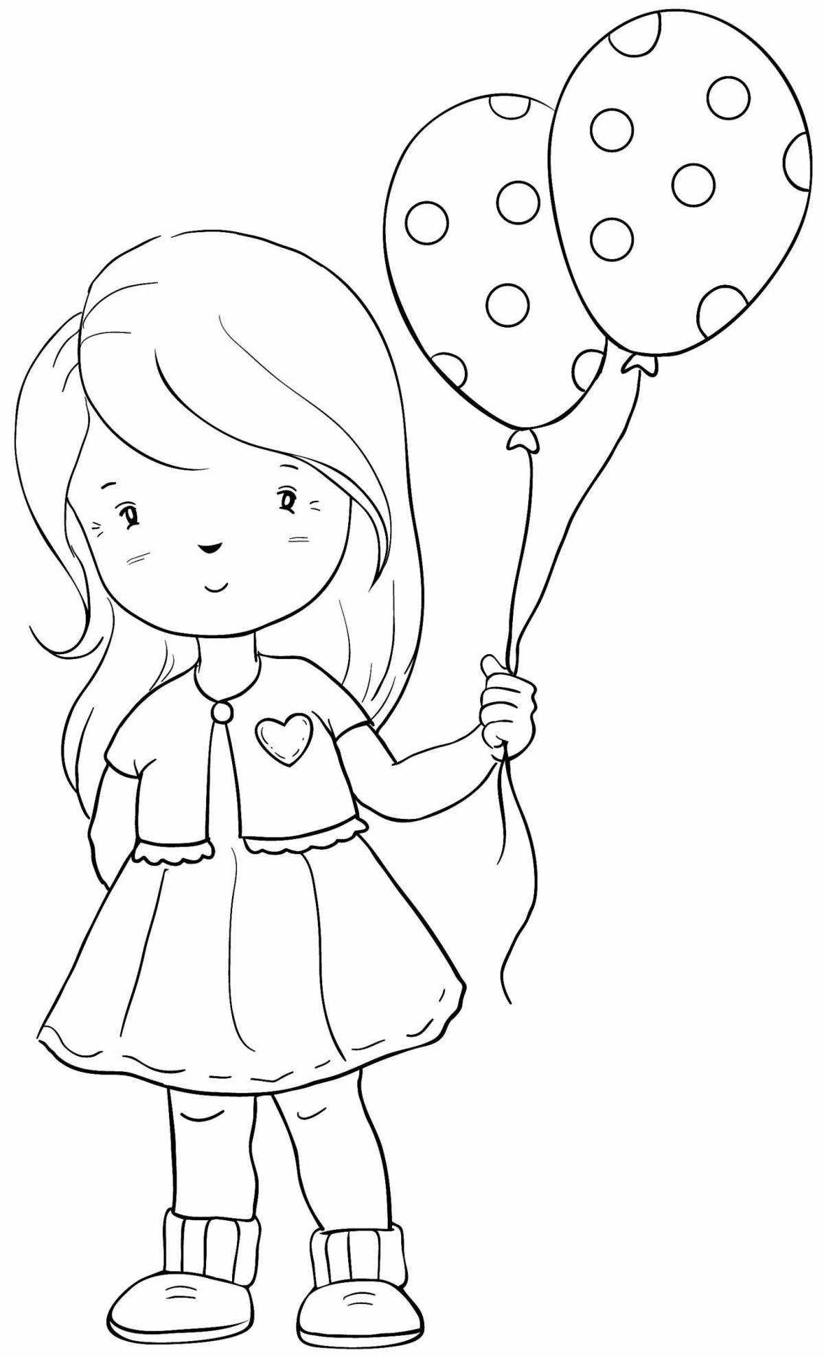 Balloon girl #3