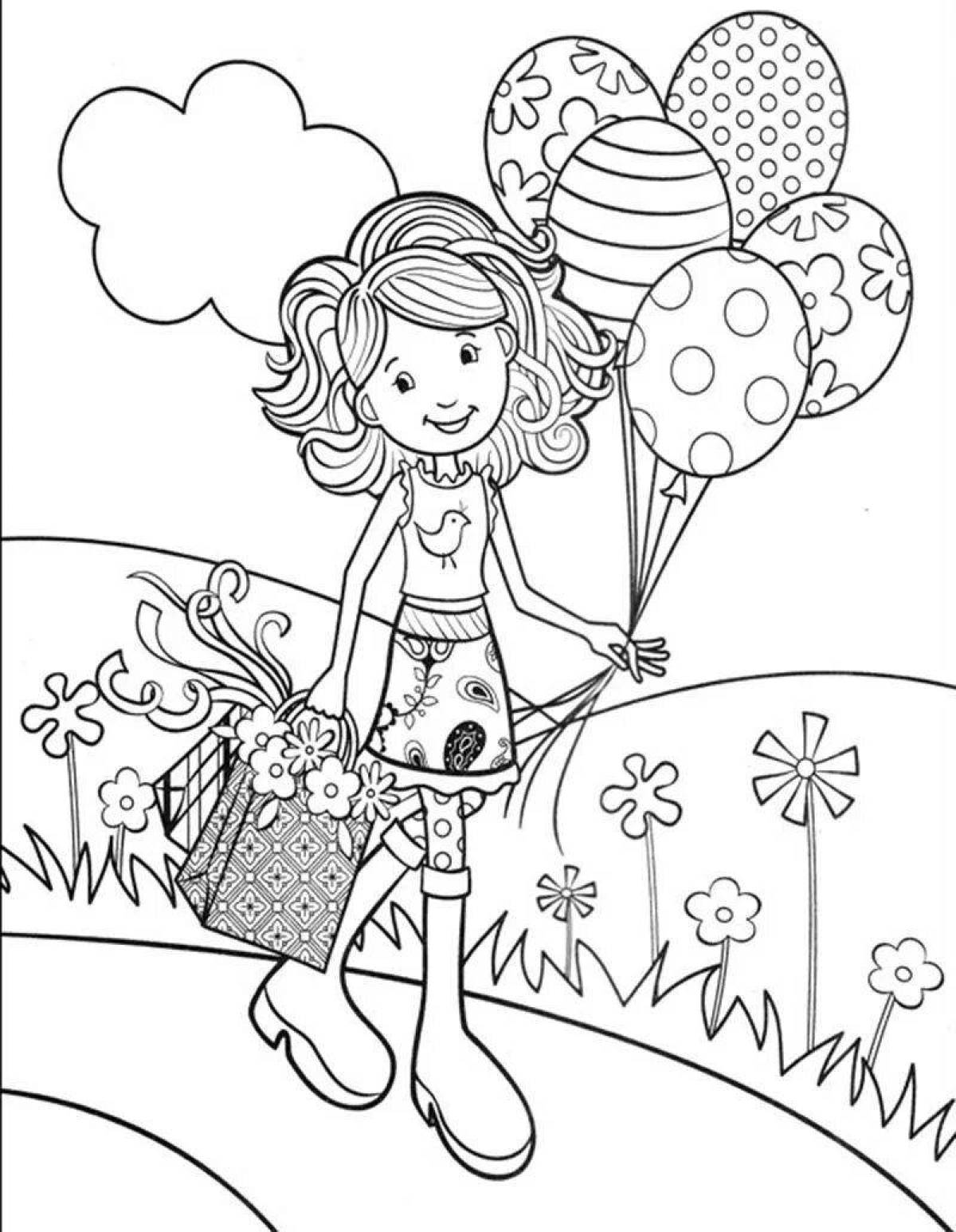 Balloon girl #5