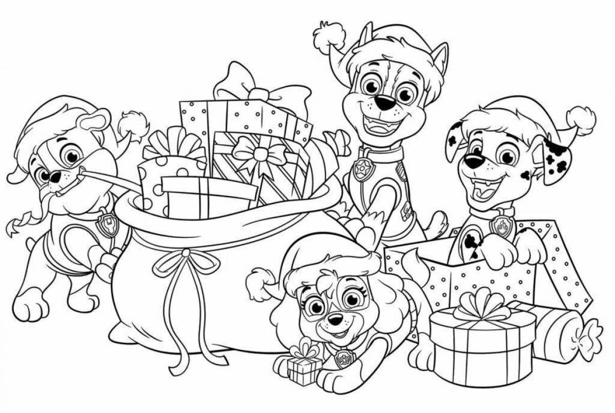 Paw patrol baby live coloring