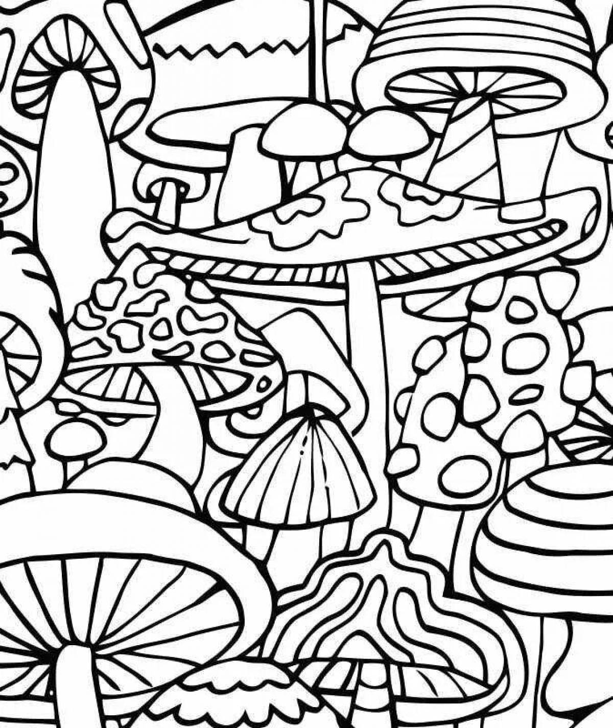 Sparkling posters for coloring pages
