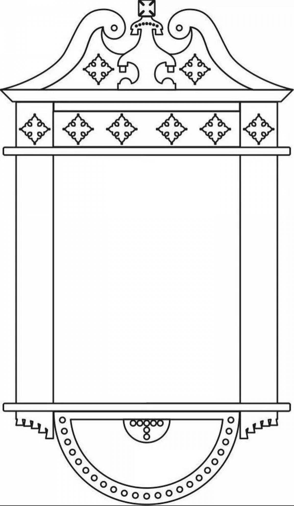 Color cascading coloring draw on wood