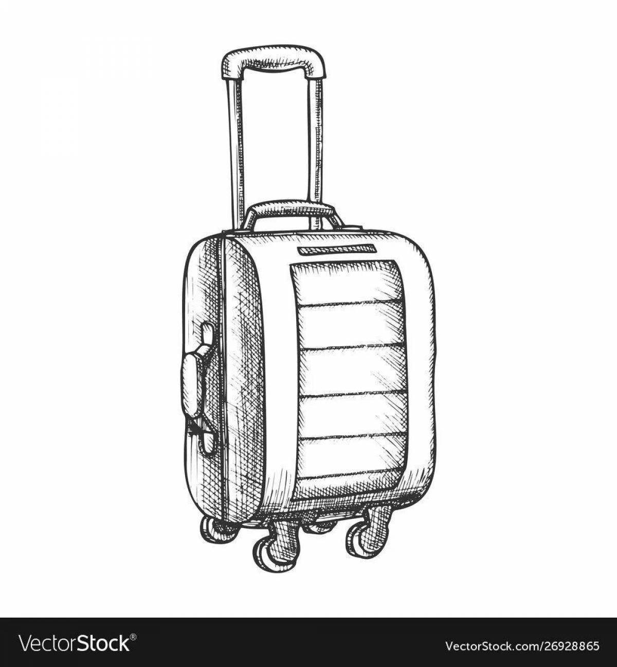 Восхитительный чемодан-раскраска для малышей