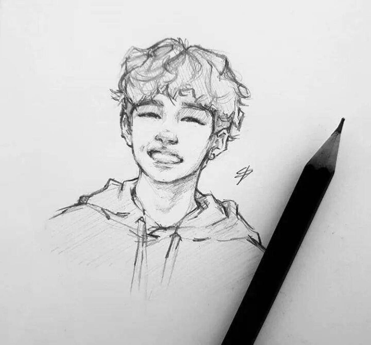 Стрей кидс рисунки карандашом. Рисунок бан Чана Stray Kids. Бан Чан Stray Kids нарисовать. Скетчи Stray Kids Феликс. Stray Kids Минхо скетч.