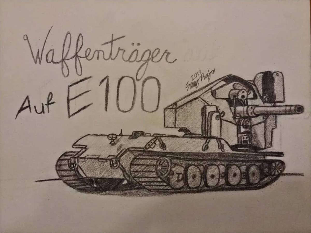 100 drawing. WT auf e100 чертеж. Waffenträger auf e 100 чертежи. Waffenträger auf e100 чертеж. Ваффентрагер ауф е 100 чертеж.