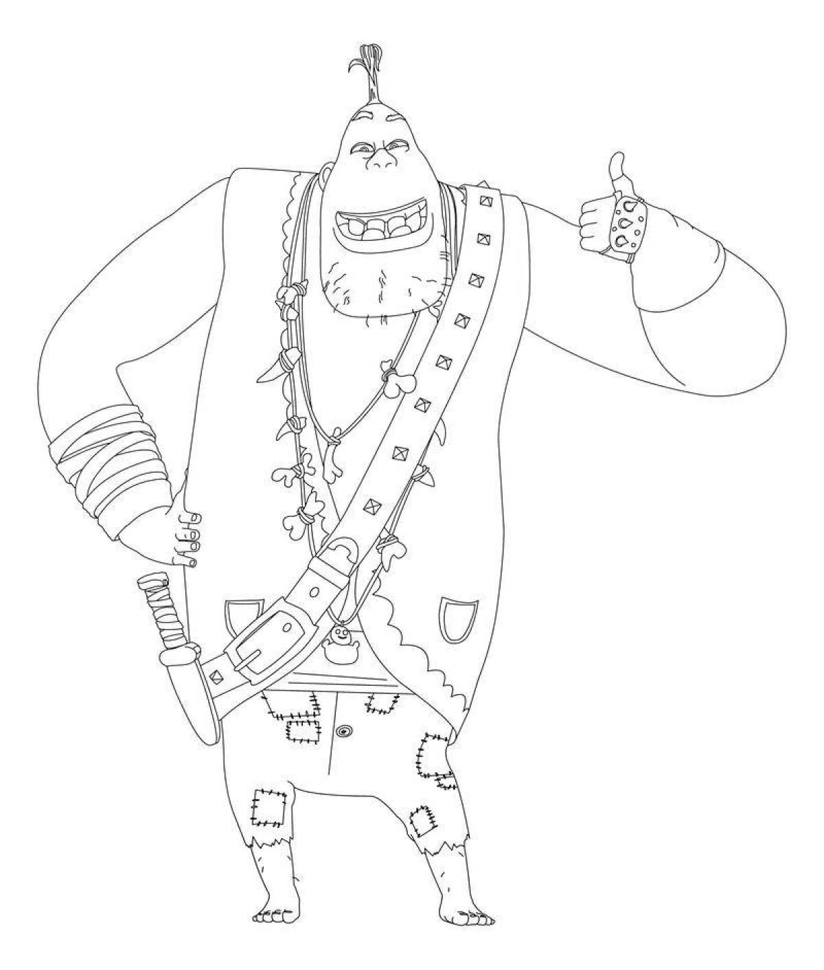 Раскраска Урфин джюс и его деревянные солдаты #13