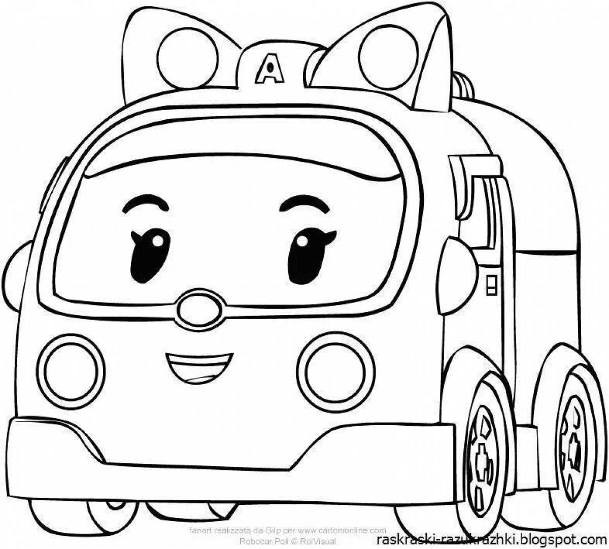 Adorable cartoon coloring book for kids 4-5 years old