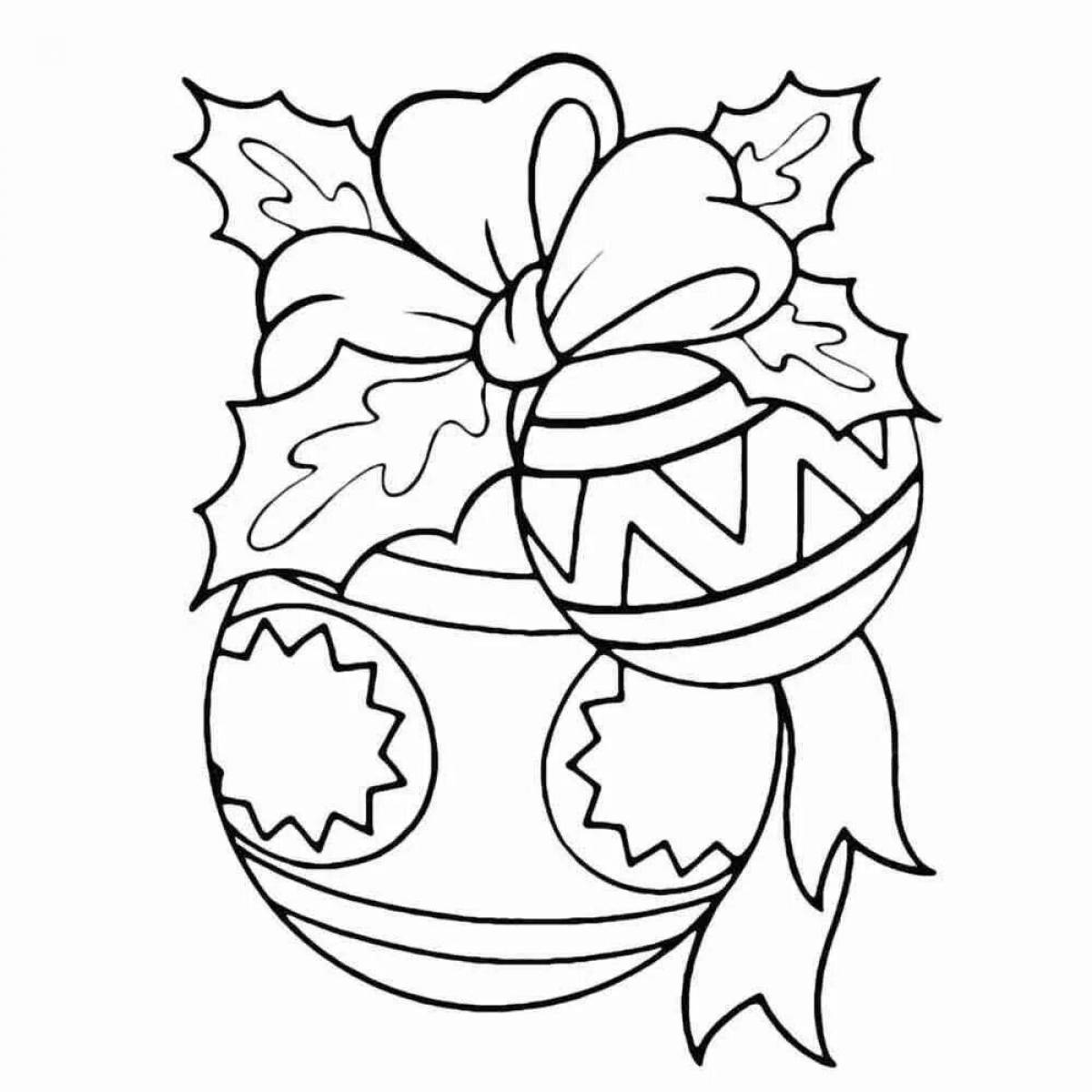 Sweet Christmas print coloring book