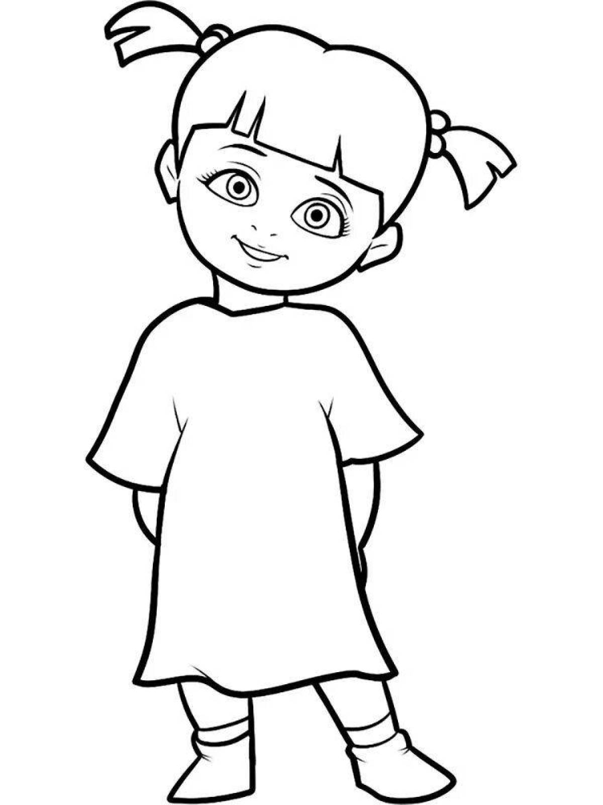 Awesome man and girl coloring pages