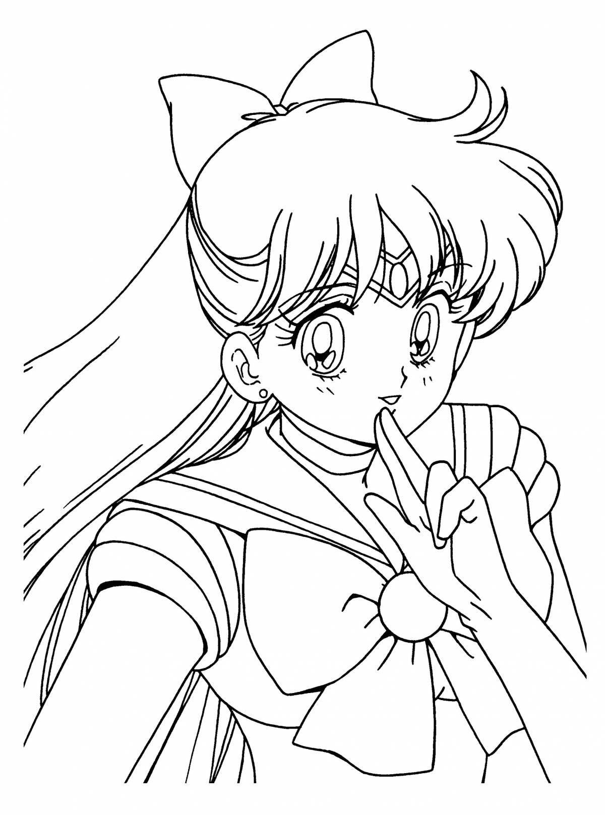 Sailor moon adorable coloring book