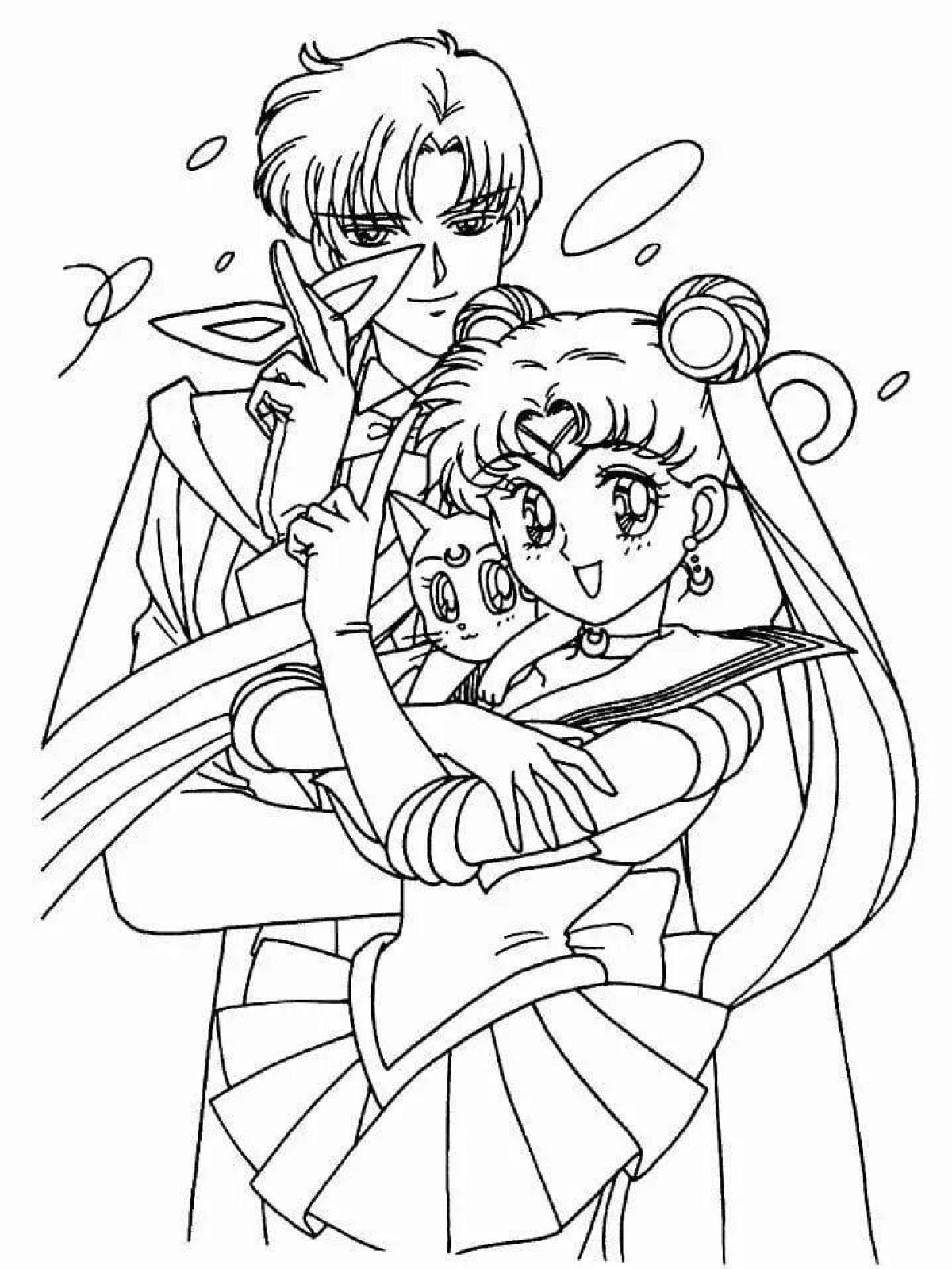 Majestic sailor moon coloring book