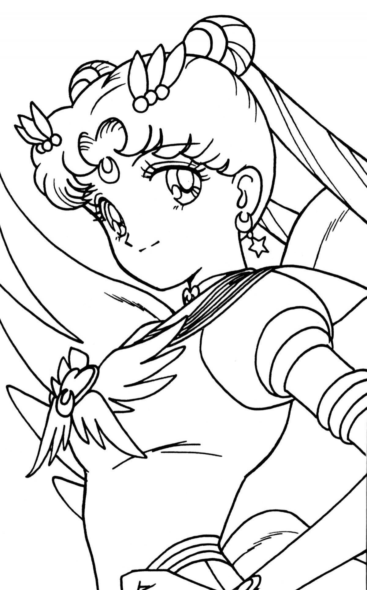 Sailor moon amazing coloring book