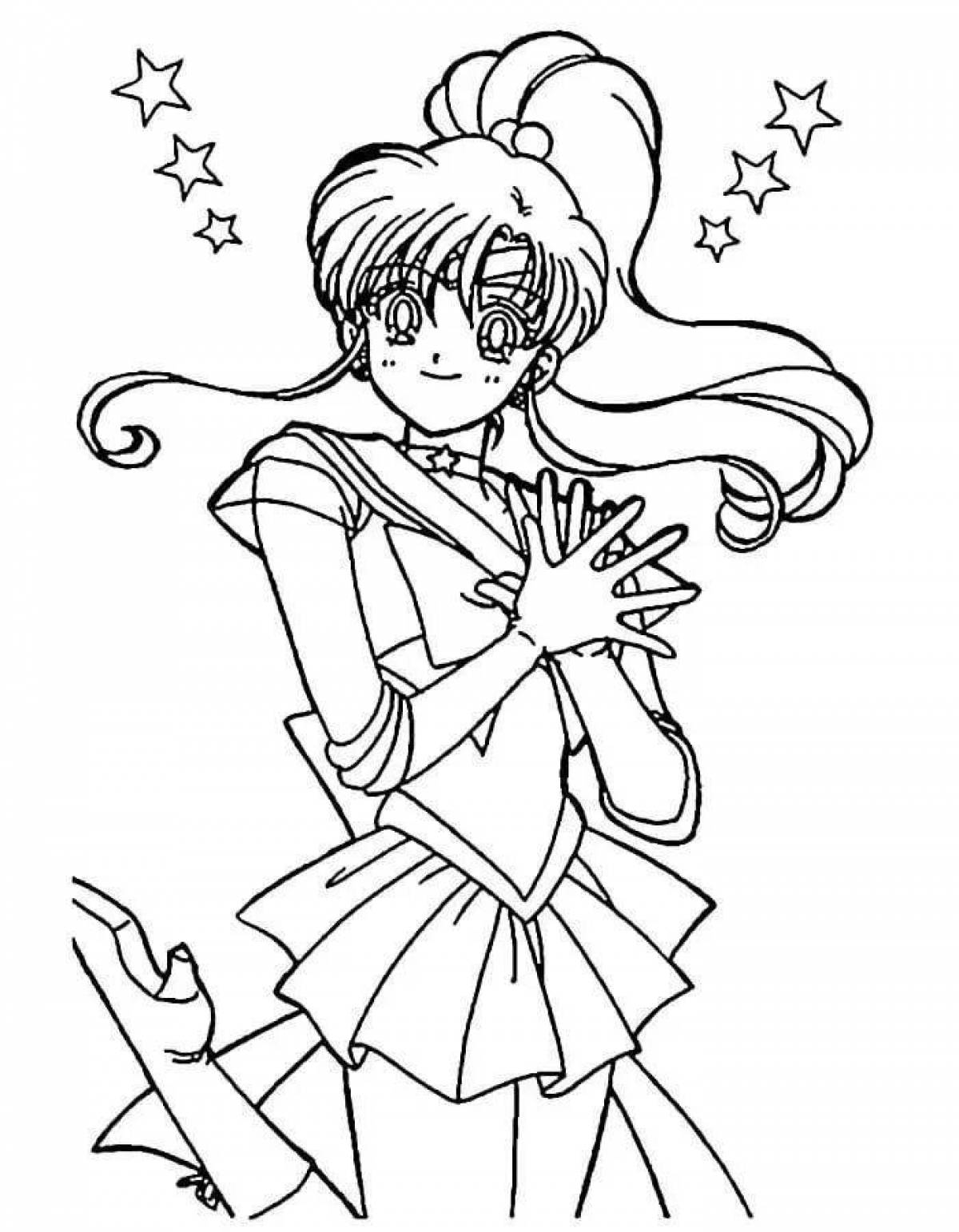 Sailor moon coloring book