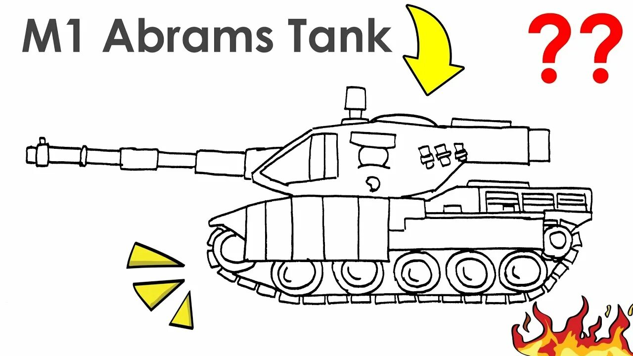 Waffle Tank Coloring Page
