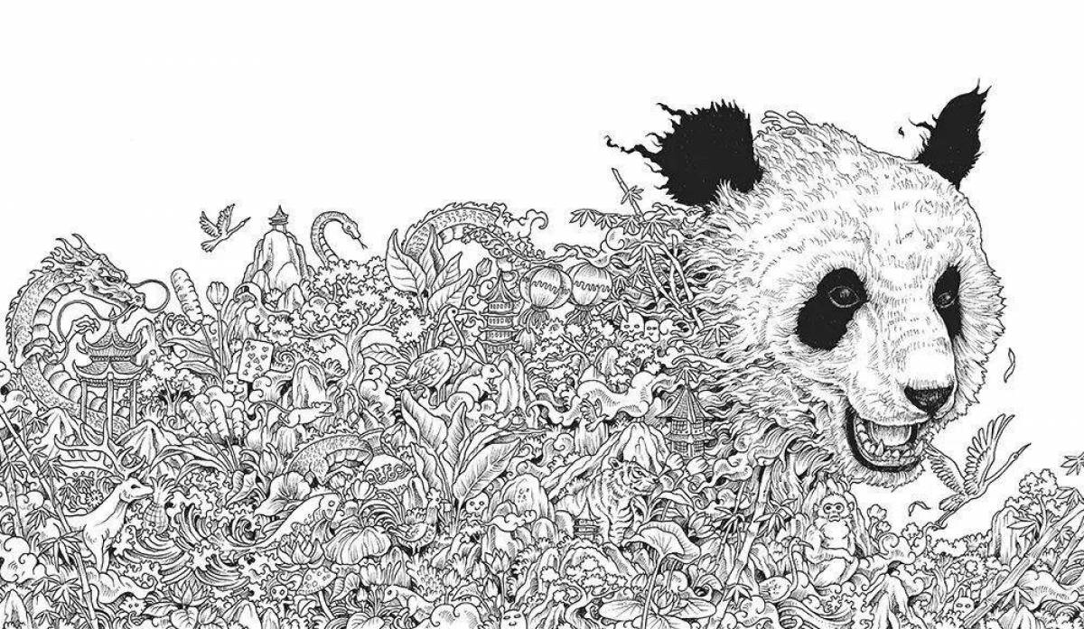 Amazing coloring book anti-stress metamorphosis