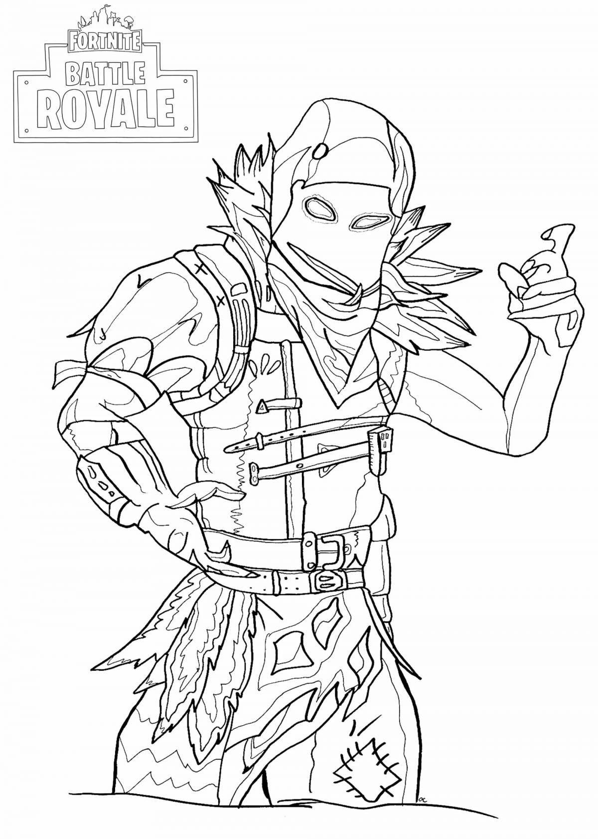 Fun character coloring pages from games