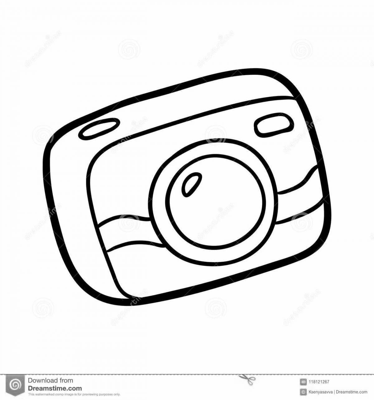 Photo Colorful coloring camera for the little ones