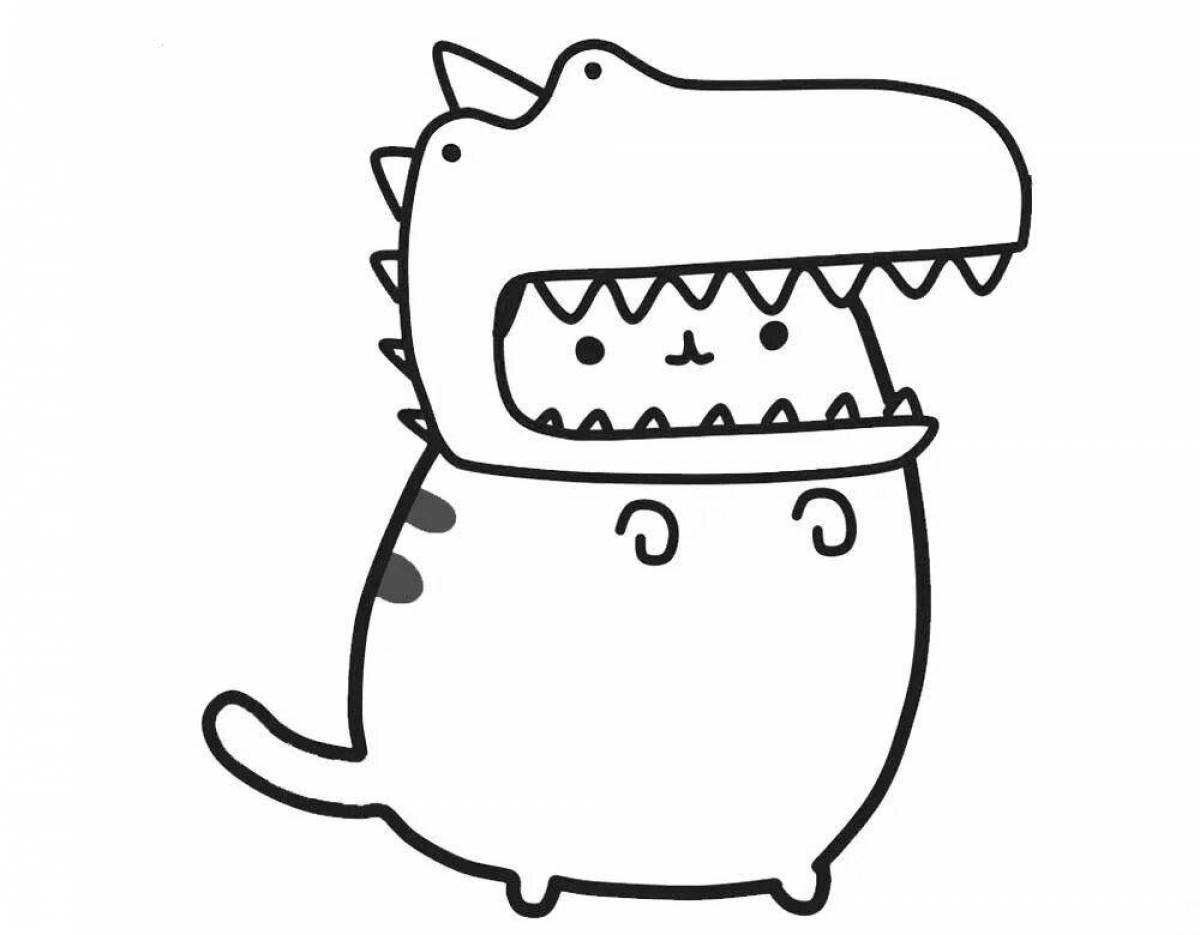 Fun coloring pusheen