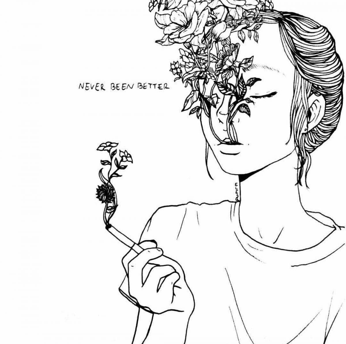 The aesthetics of dreamy coloring