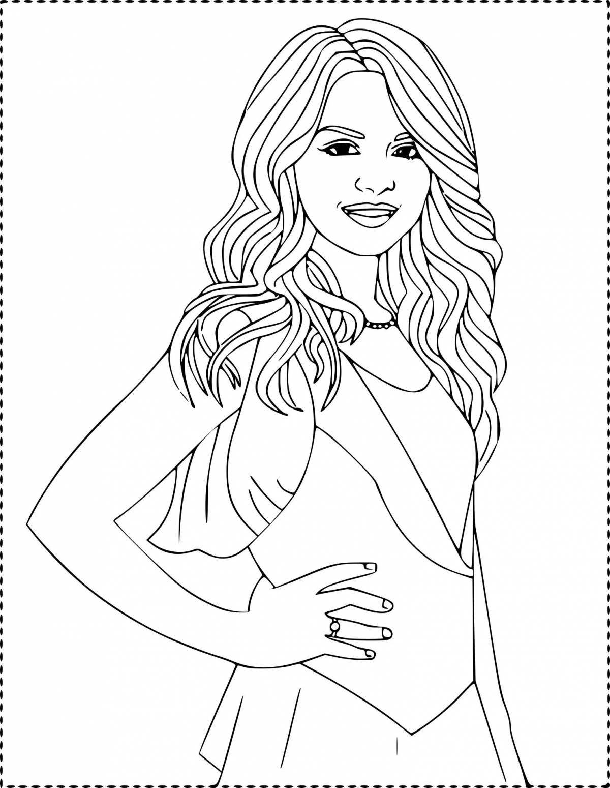 Fun coloring book with your photo
