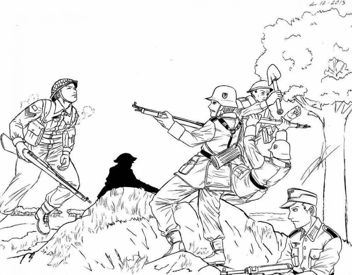 Great WW2 coloring book
