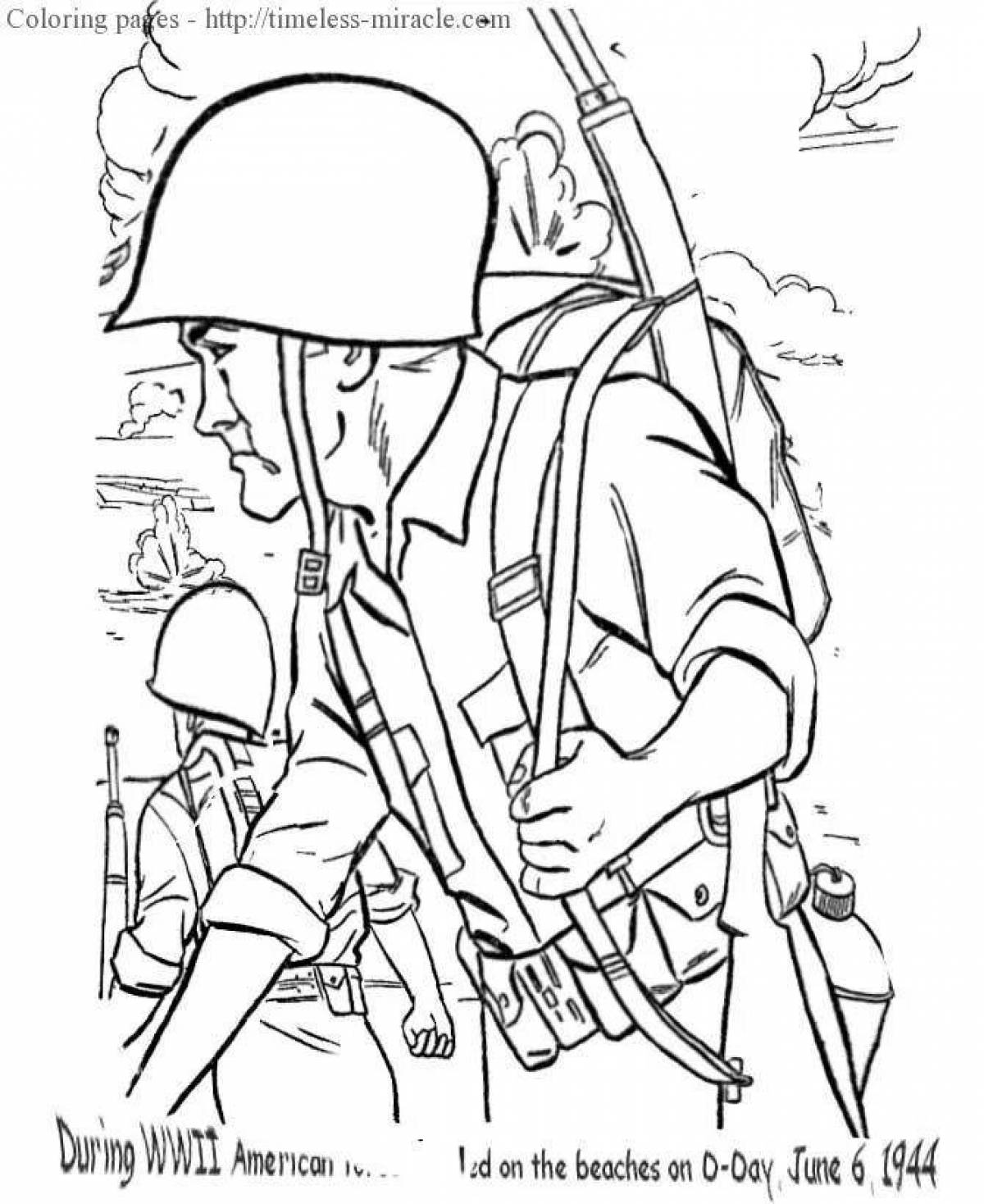 Great WW2 coloring book