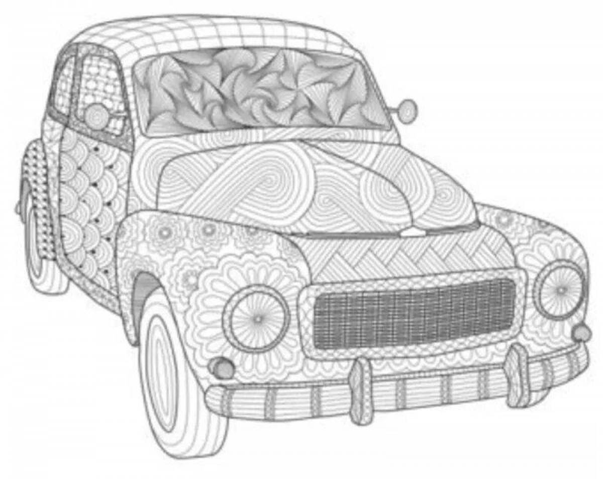 Creative coloring for adult boys