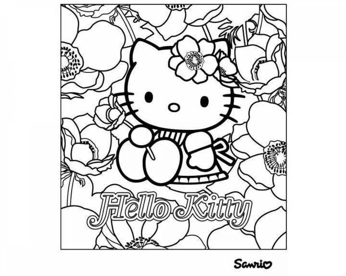 Adorable coloring poster