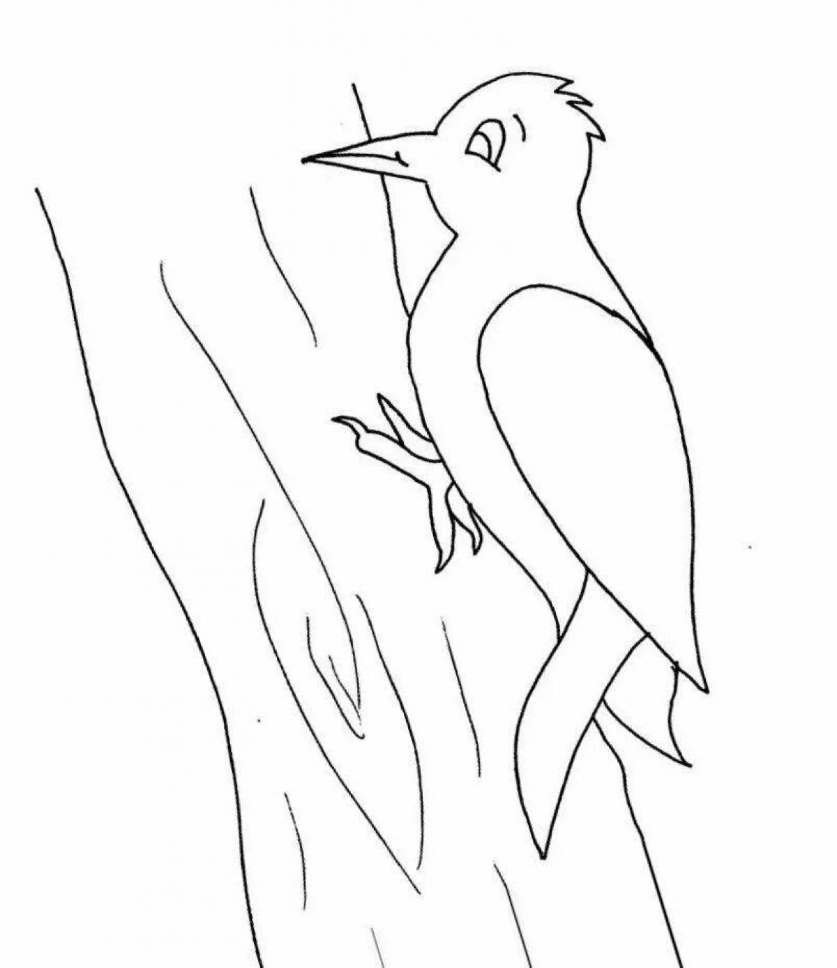 Woodpecker in tree #2