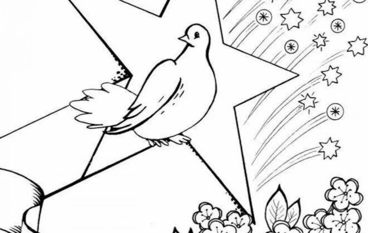 Amazing coloring page thanks for the world
