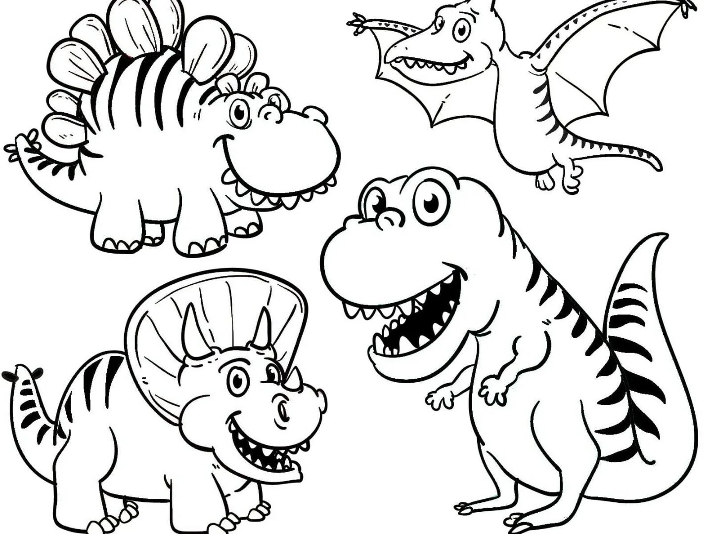 Для малышей динозавры #15
