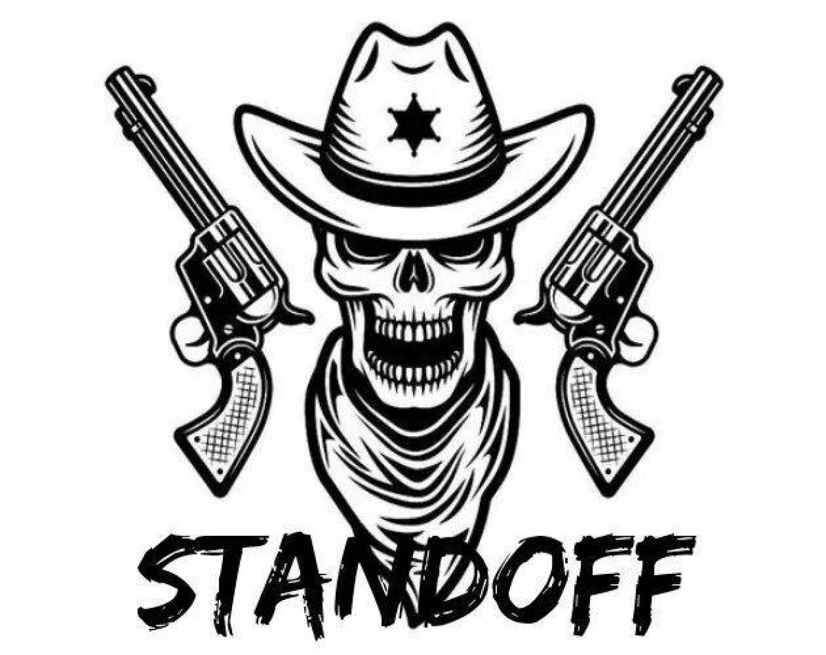 Inspirational coloring for standoff 2 stickers