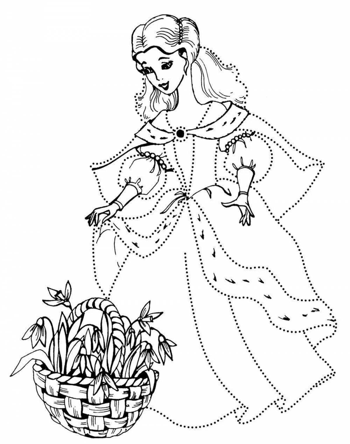 Очаровательная раскраска 12 месяцев для малышей