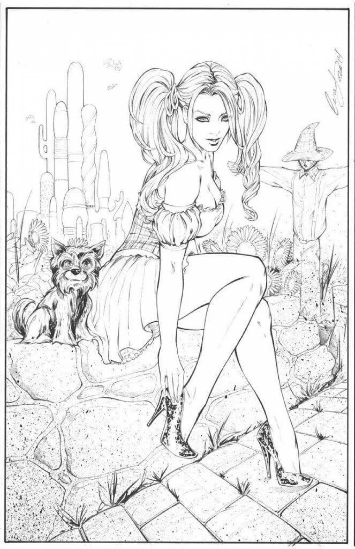 Dazzling coloring page 18 vulgar on android