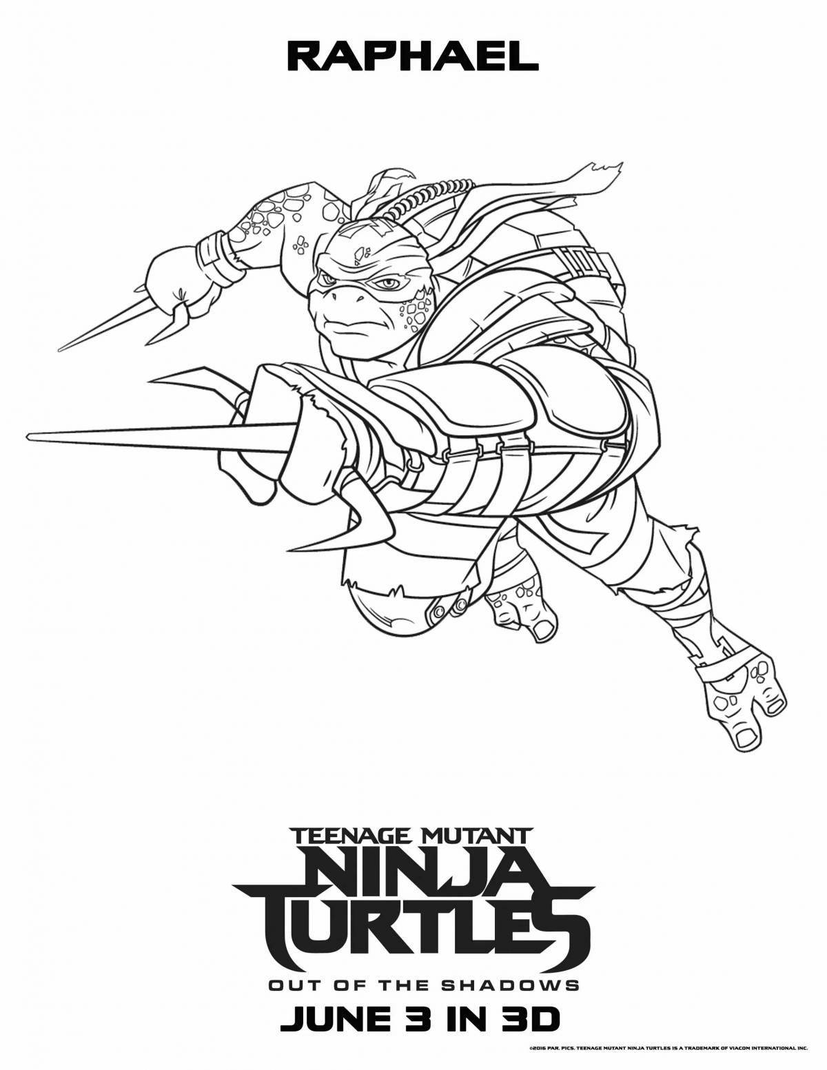 Teenage Mutant Ninja Turtles coloring book