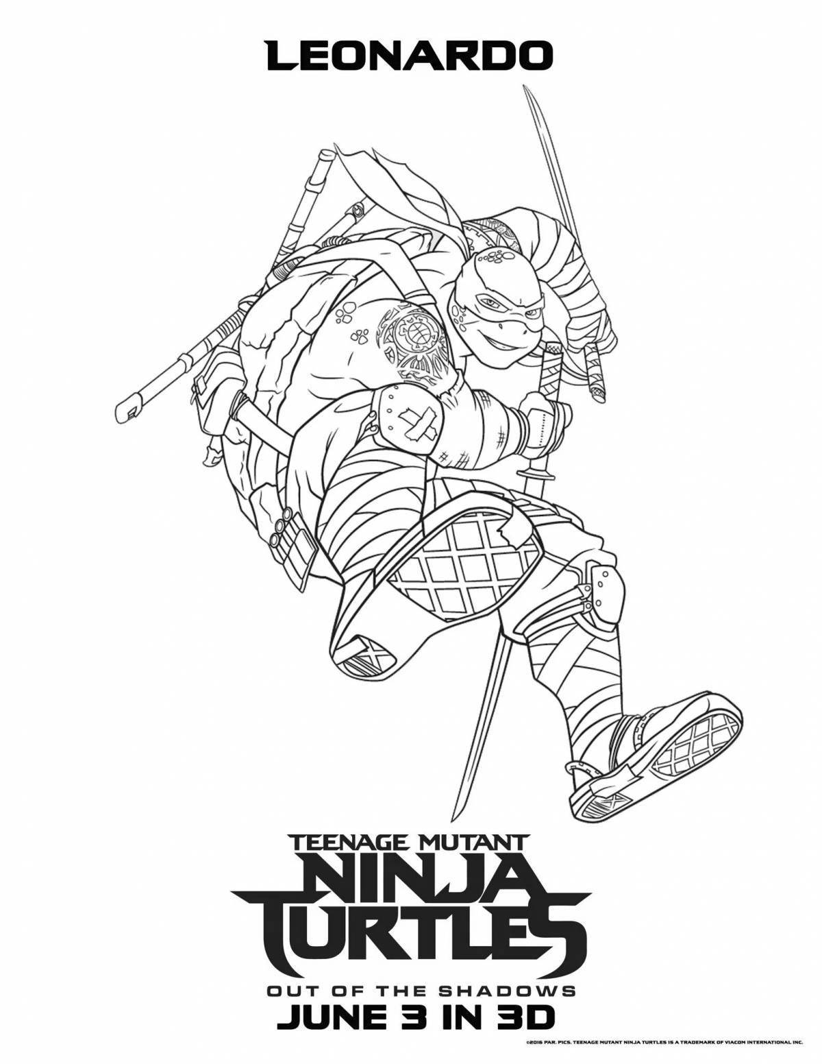 Outstanding Teenage Mutant Ninja Turtle Legends Coloring Game