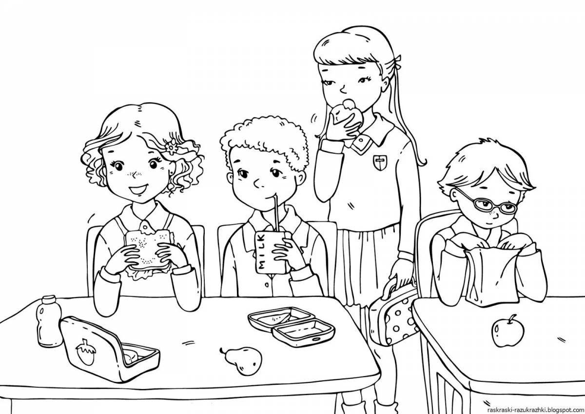 Live 1st grade coloring page
