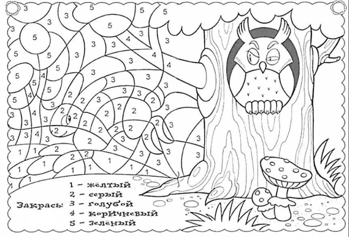 По номерам игра головоломка #2